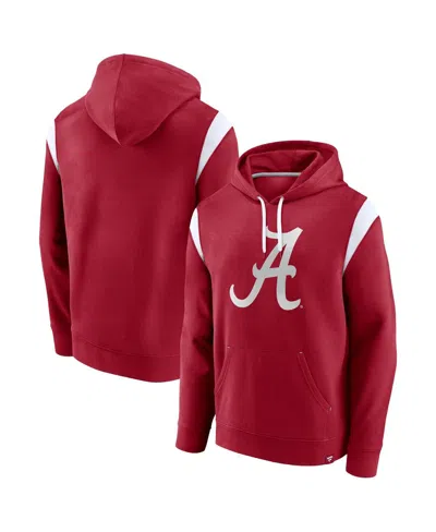 Fanatics Men's  Crimson Alabama Crimson Tide Gym Rat Pullover Hoodie