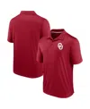 Fanatics Men's Crimson Oklahoma Sooners Left Side Block Polo Shirt In Crimson
