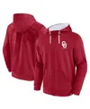 Fanatics Men's  Crimson Oklahoma Sooners Power Index Full-zip Hoodie In Crimson