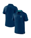 Fanatics Branded  Deep Sea Blue Seattle Kraken Authentic Pro Jacquard Polo In Deep Sea Blue
