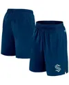 Fanatics Men's Deep Sea Blue Seattle Kraken Authentic Pro Rink Performance Shorts In Deep Sea Blue