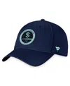 Fanatics Men's  Deep Sea Blue Seattle Kraken Authentic Pro Training Camp Flex Hat In Deep Sea Blue
