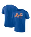 Fanatics Men's  Francisco Lindor Royal New York Mets Player Name And Number T-shirt In Royal