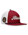 Fanatics Branded Garnet/white Atlanta United Fc True Classic Golf Snapback Hat In Garnet,white