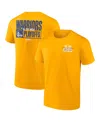 Fanatics Men's  Gold Golden State Warriors 2022 Nba Playoffs Dunk T-shirt In Gold