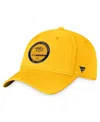 Fanatics Branded Gold Nashville Predators 2022 Authentic Pro Training Camp Flex Hat In Gold
