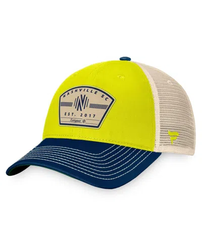 Fanatics Men's  Gold Nashville Sc Archer Trucker Adjustable Hat