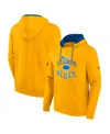 Fanatics Branded Gold St. Louis Blues Special Edition 2.0 Team Logo Pullover Hoodie In Gold