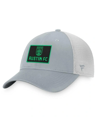 Fanatics Men's  Gray Austin Fc Logo Adjustable Hat