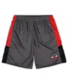 Fanatics Men's  Gray Chicago Bulls Big And Tall Shorts In Gray
