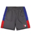 Fanatics Men's  Gray Philadelphia 76ers Big And Tall Shorts In Gray