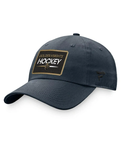 Fanatics Men's  Gray Vegas Golden Knights Prime Adjustable Hat