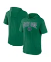 Fanatics Men's  Green Notre Dame Fighting Irish Outline Lower Arch Hoodie T-shirt In Green