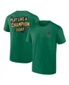 Fanatics Men's  Green Notre Dame Fighting Irish Play Like A Champion Today 2-hit T-shirt In Green