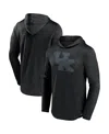 Fanatics Men's  Branded Heather Black North Carolina Tar Heels Transitional Hoodie T-shirt In Heather Black