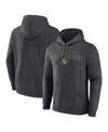 Fanatics Men's  Heather Charcoal Colorado Buffaloes Campus Pullover Hoodie In Heather Charcoal