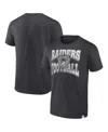 Fanatics Men's  Heather Charcoal Las Vegas Raiders Force Out T-shirt In Heather Charcoal