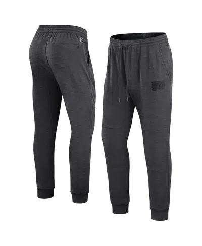 Fanatics Men's  Heather Charcoal Philadelphia Flyers Authentic Pro Road Jogger Sweatpants