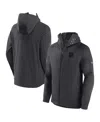 Fanatics Men's  Heather Charcoal Vegas Golden Knights Authentic Pro Road Tech Full-zip Hoodie Jacket In Heather Charcoal