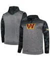 Fanatics Men's  Heather Charcoal Washington Commanders Big And Tall Camo Pullover Hoodie In Heather Charcoal