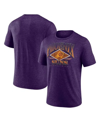 Fanatics Branded Heather Purple Phoenix Suns True Classics Power Phase Tri-blend T-shirt