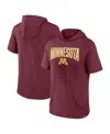Fanatics Men's  Maroon Minnesota Golden Gophers Outline Lower Arch Hoodie T-shirt In Maroon
