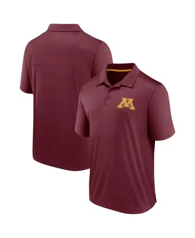 Fanatics Men's  Maroon Minnesota Golden Gophers Team Polo Shirt