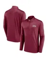 Fanatics Men's  Maroon Mississippi State Bulldogs Underdog Mindset Quarter-zip Top In Maroon