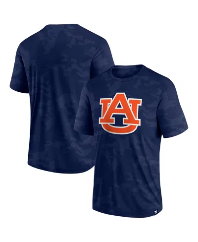Fanatics Men's  Navy Auburn Tigers Camo Logo T-shirt