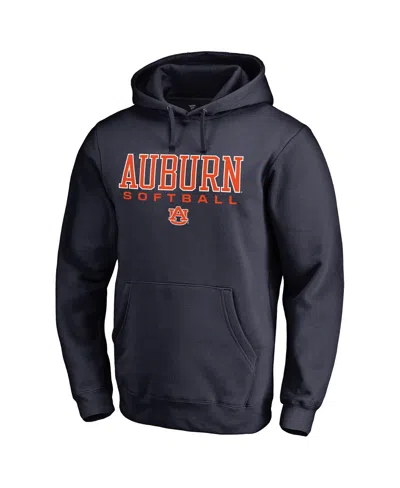 Fanatics Men's  Navy Auburn Tigers True Sport Softball Pullover Hoodie