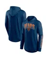 Fanatics Men's  Navy Chicago Bears Front Runner Pullover Hoodie In Navy