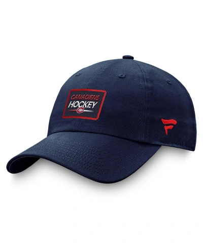 Fanatics Men's  Navy Montreal Canadiens Authentic Pro Prime Adjustable Hat