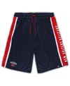 Fanatics Men's  Navy New Orleans Pelicans Big And Tall Referee Iconic Mesh Shorts In Navy