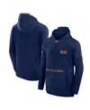 Fanatics Men's  Navy New York Islanders 2024 Nhl Stadium Series Authentic Pro Fleece Pullover Hoodie In Navy