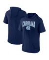 Fanatics Men's  Navy North Carolina Tar Heels Outline Lower Arch Hoodie T-shirt In Navy