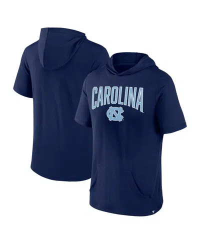 Fanatics Men's  Navy North Carolina Tar Heels Outline Lower Arch Hoodie T-shirt