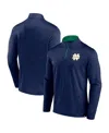 Fanatics Men's  Navy Notre Dame Fighting Irish Classic Homefield Quarter-zip Top In Navy