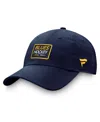 Fanatics Men's  Navy St. Louis Blues Authentic Pro Prime Adjustable Hat In Navy