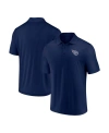 Fanatics Navy Tennessee Titans Big & Tall Birdseye Polo In Navy
