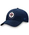 Fanatics Men's  Navy Winnipeg Jets Authentic Pro Locker Room 2-tone Flex Hat In Navy