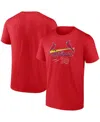Fanatics Men's  Nolan Arenado Red St. Louis Cardinals Player Name And Number T-shirt In Red
