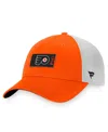 Fanatics Branded Orange Philadelphia Flyers Authentic Pro Rink Trucker Snapback Hat In Orange