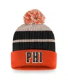 Fanatics Men's  Orange Philadelphia Flyers True Classics Cuffed Knit Hat With Pom In Orange