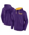 Fanatics Men's  Purple Lsu Tigers Power Index Full-zip Hoodie In Purple