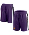 Fanatics Men's  Purple Phoenix Suns Referee Iconic Mesh Shorts In Purple