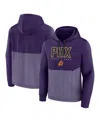 Fanatics Men's  Purple Phoenix Suns Successful Tri-blend Pullover Hoodie In Purple