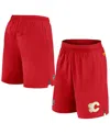 Fanatics Branded Red Calgary Flames Authentic Pro Rink Shorts In Red