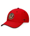Fanatics Men's  Red Chicago Blackhawks Original Six Adjustable Hat In Red