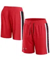 Fanatics Branded Red Atlanta Hawks Referee Iconic Mesh Shorts In Red