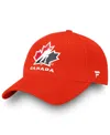 Fanatics Men's  Red Hockey Canada Core Adjustable Hat In Red